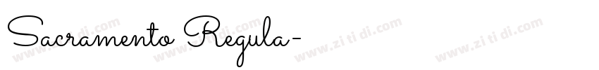 Sacramento Regula字体转换 Sacramento Regula字体转换